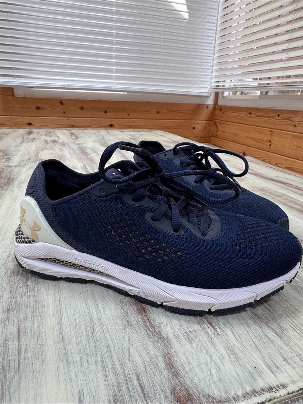 Under Armour Women’s Navy & White Athletic Running Shoes